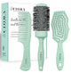 Hair Brush Set For Women - Green