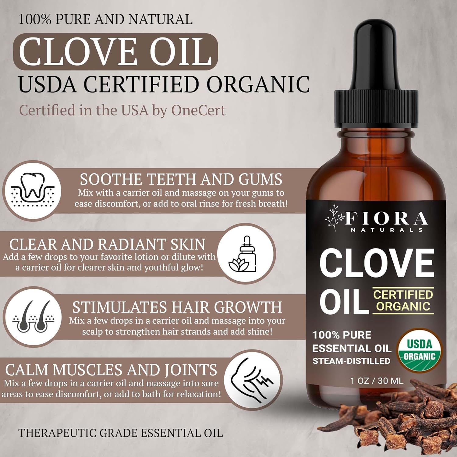 clove oil herbicide Organic Clove Essential Oil – Fiora Naturals