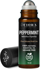 Peppermint Essential Oil Roll On – Cooling Aromatherapy Peppermint Oil Rollerball, Pre-Diluted Essential Oil Roller for Head, Travel & Everyday Refresh, 100% Natural, Compact Roll On Stick